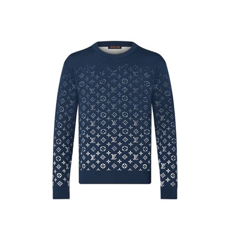 louis vuitton distressed monogram crewneck|Products by Louis Vuitton: Lvse Monogram Degrade Crewneck.